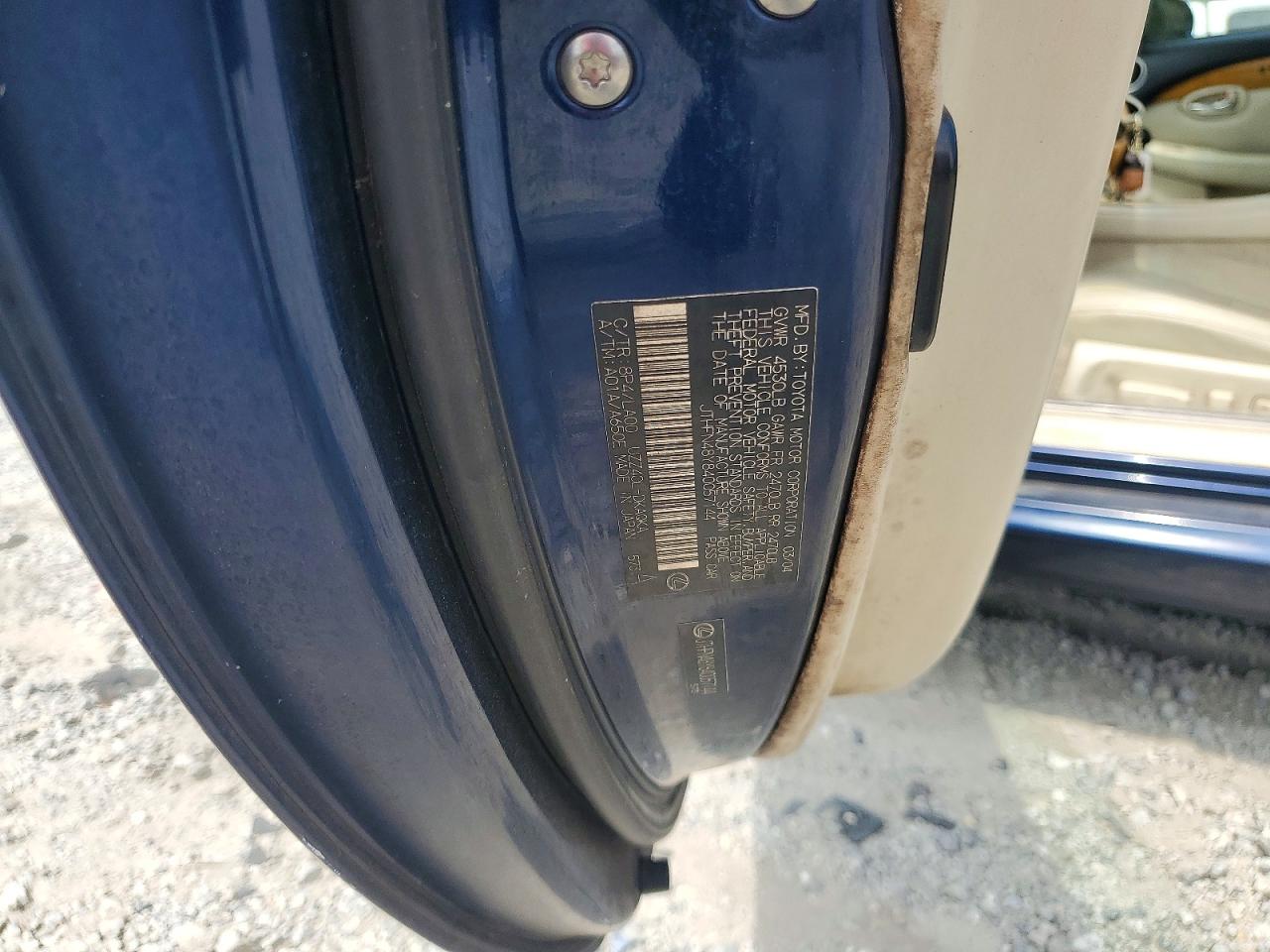 2004 LEXUS SC430