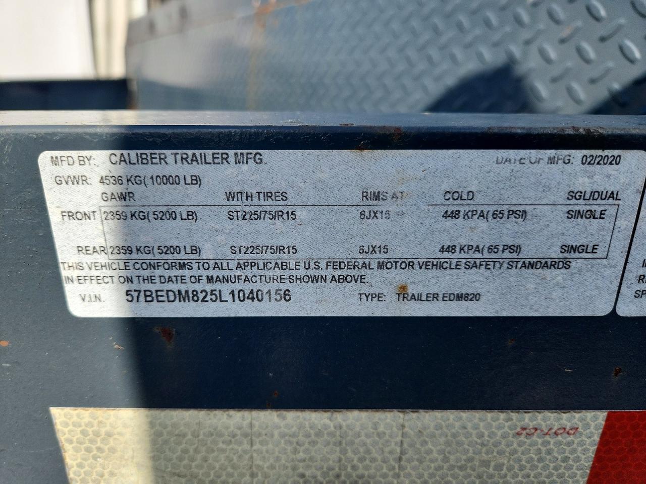 2020 CALIBER