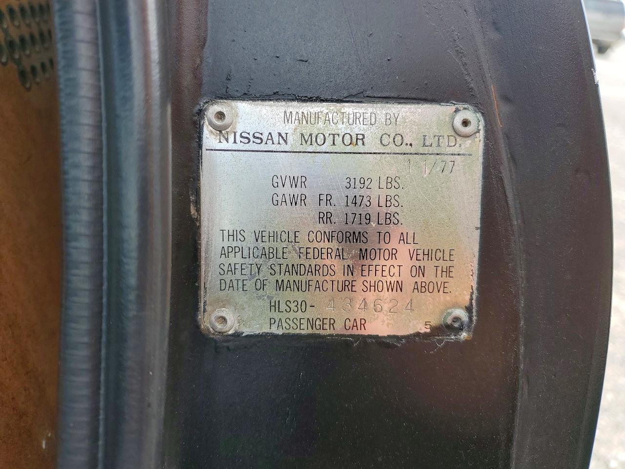 1978 DATSUN 280
