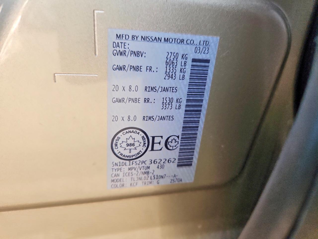 2023 INFINITI QX60