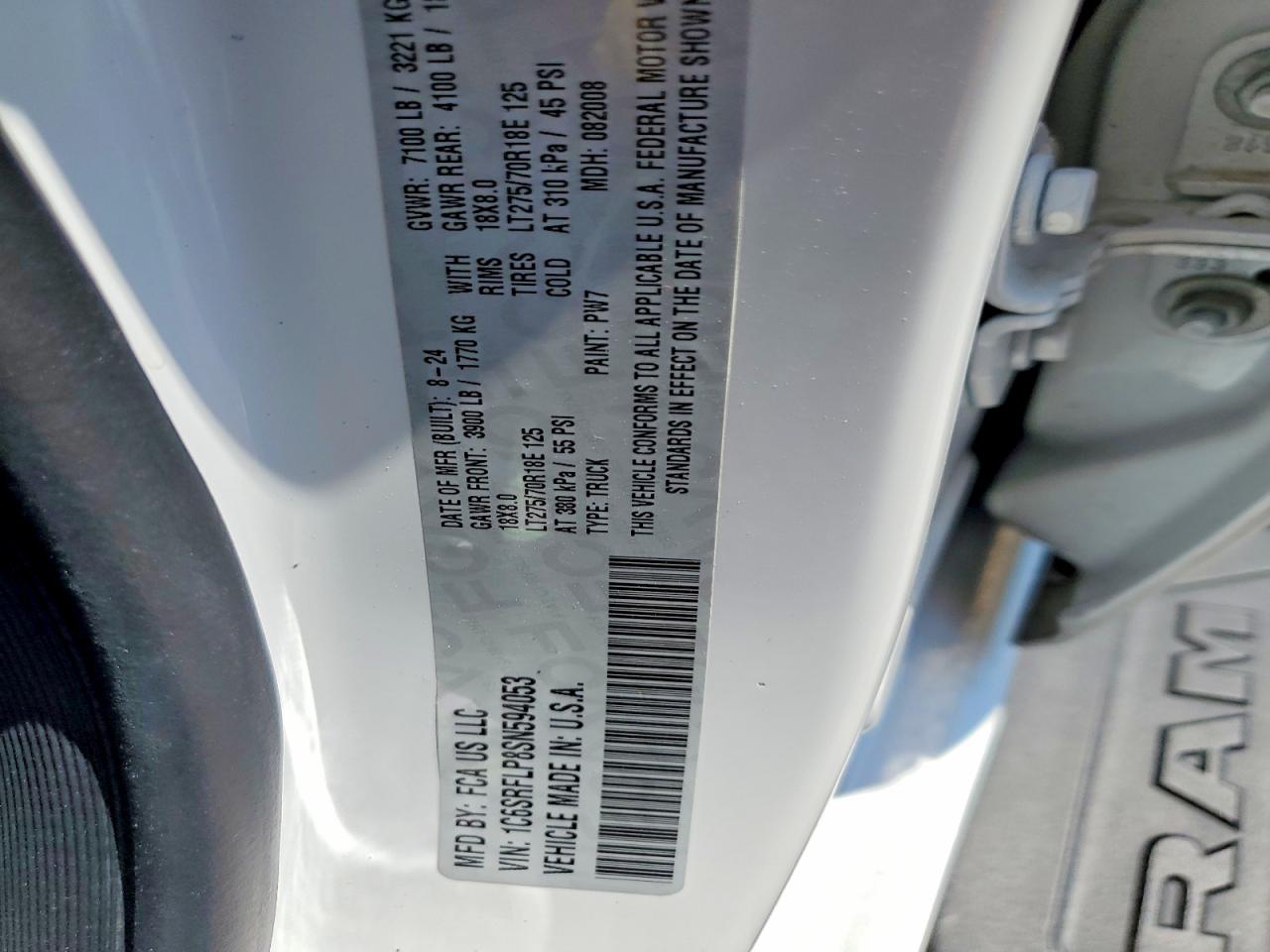 2025 RAM 1500