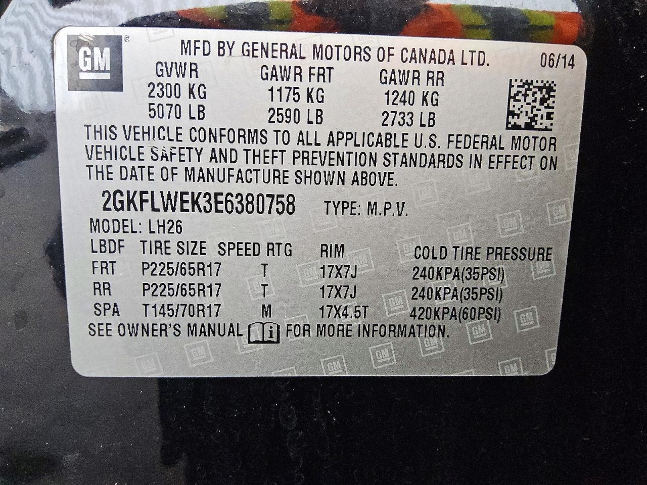 2014 GMC TERRAIN