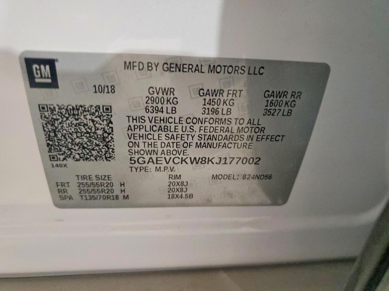 2019 BUICK ENCLAVE