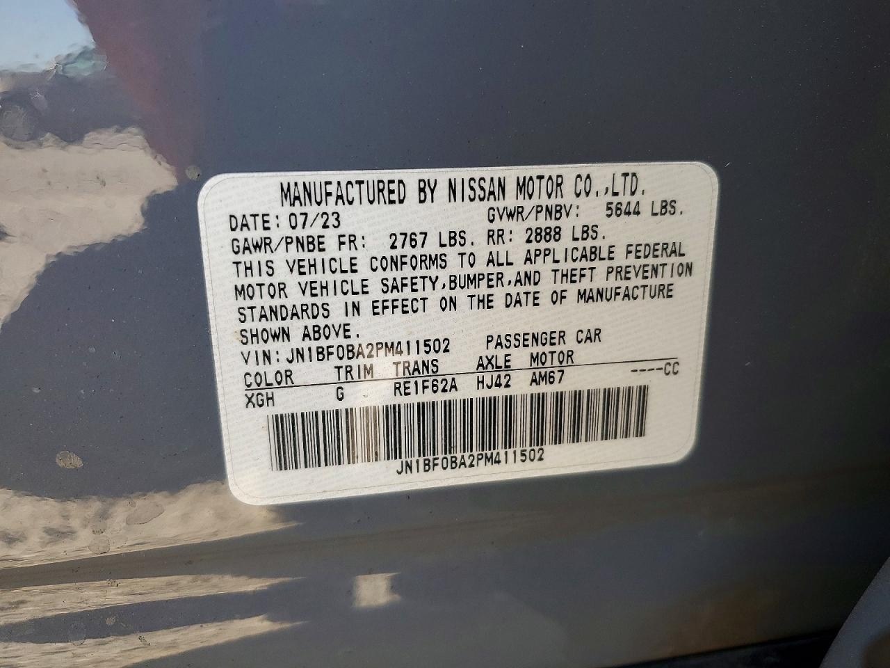 2023 NISSAN ALL OTHER