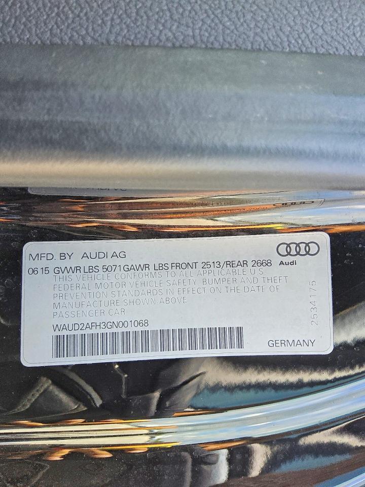 2016 AUDI A5