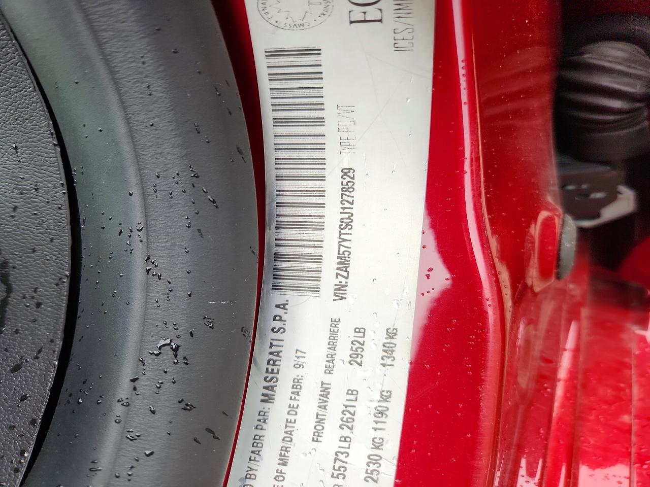 2018 MASERATI ALL OTHER