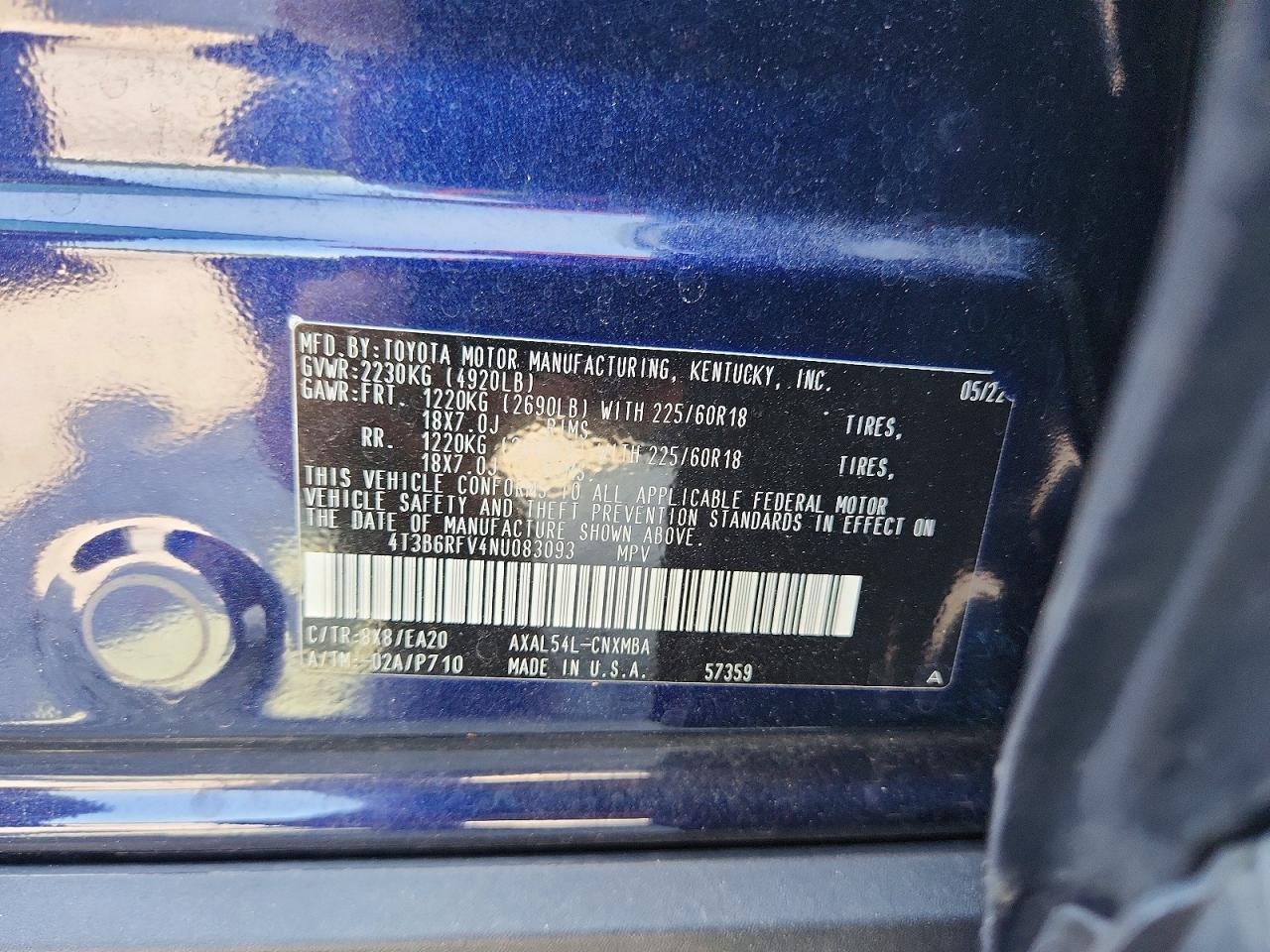 2022 TOYOTA RAV4