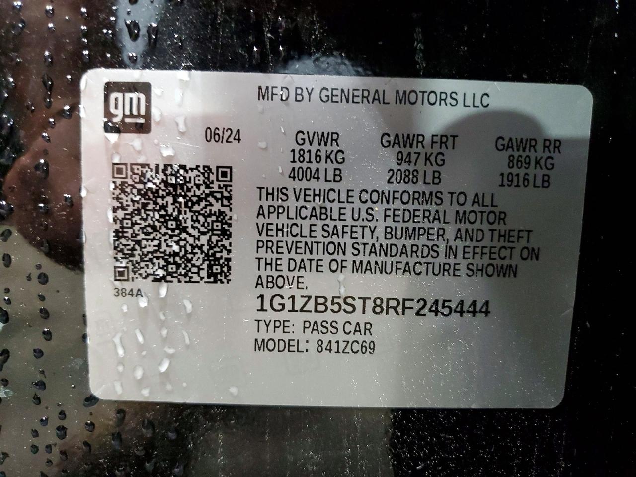 2024 CHEVROLET MALIBU