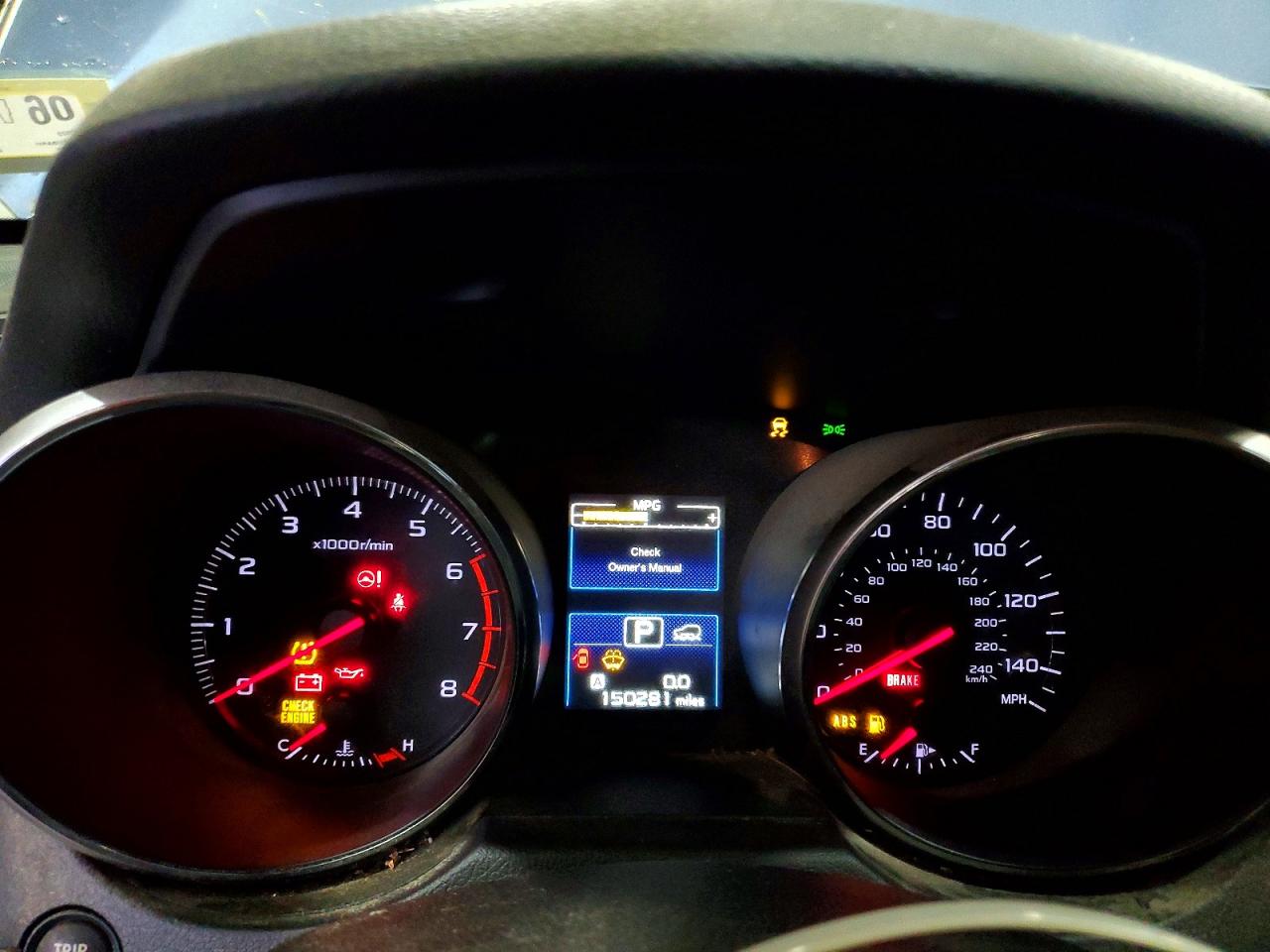 2016 SUBARU OUTBACK