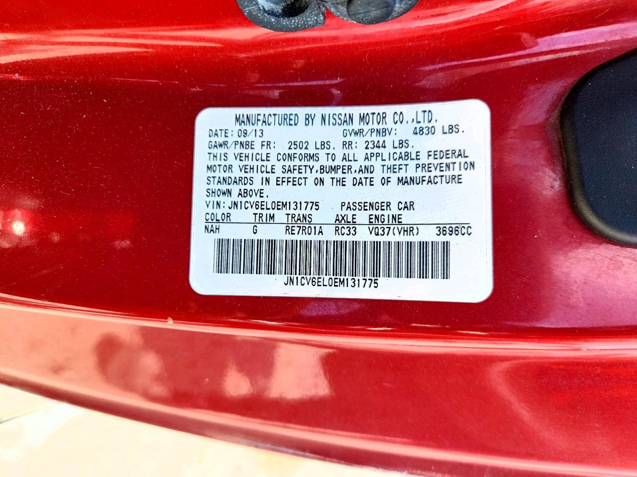 2014 INFINITI Q60