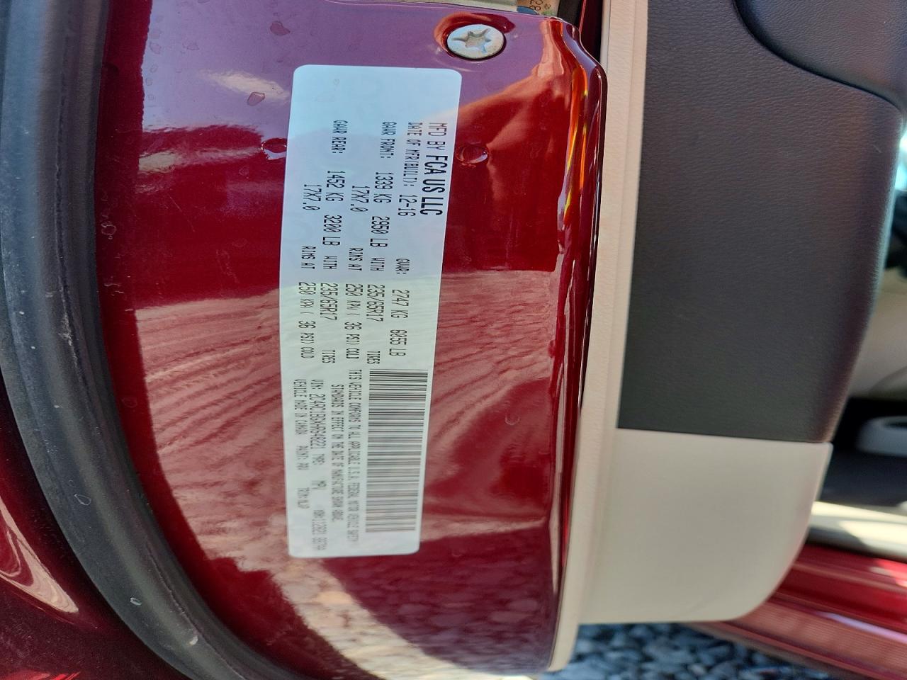 2017 CHRYSLER PACIFICA