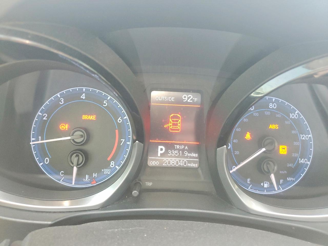 2016 TOYOTA COROLLA
