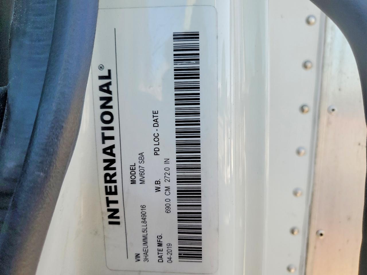 2020 INTERNATIONAL ALL OTHER