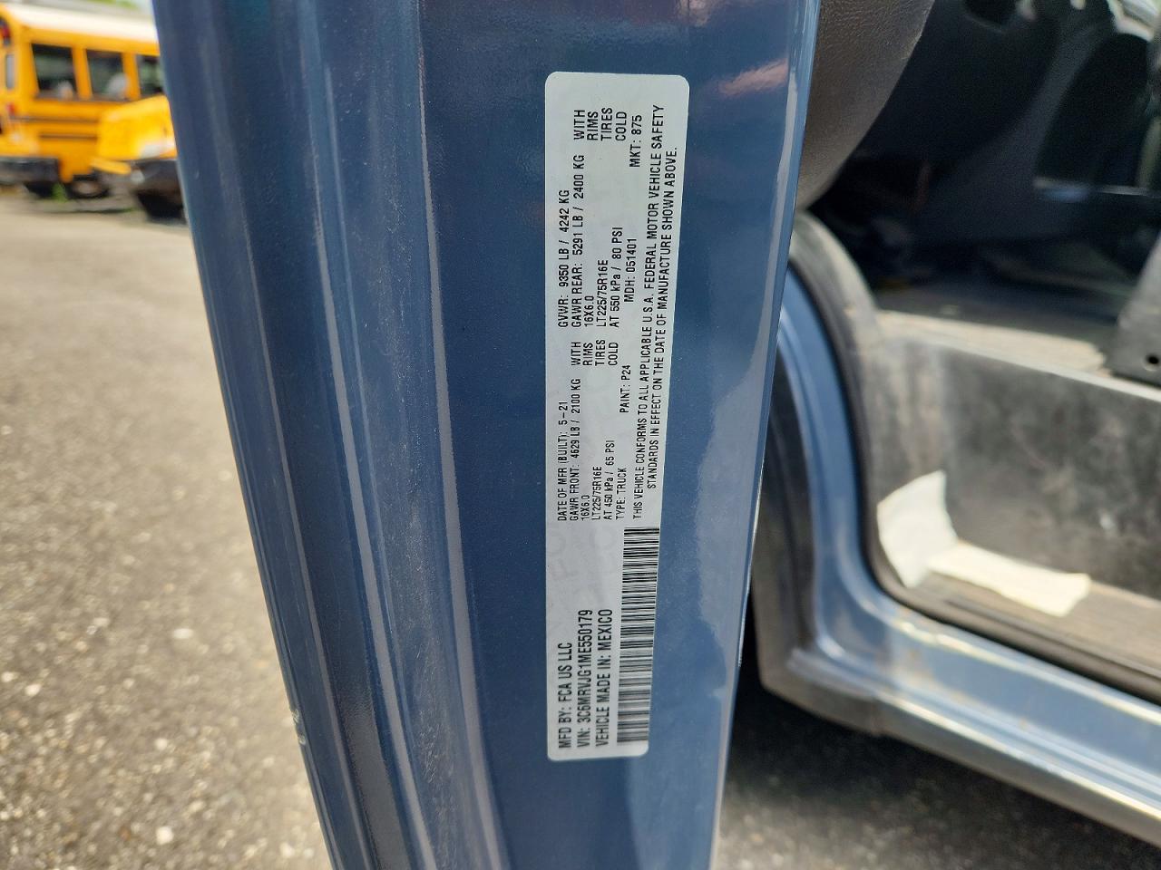 2021 RAM PROMASTER