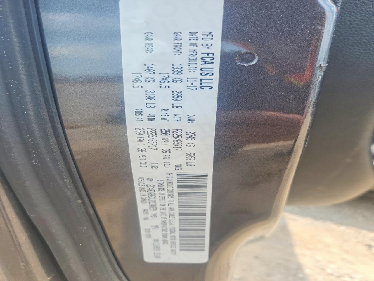 2018 DODGE CARAVAN