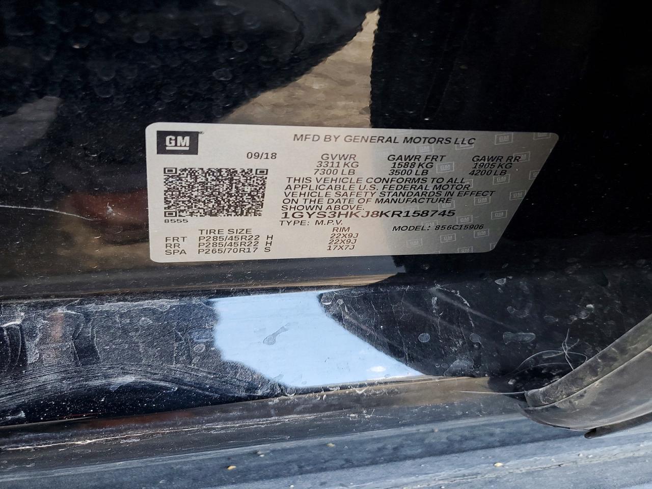 2019 CADILLAC ESCALADE