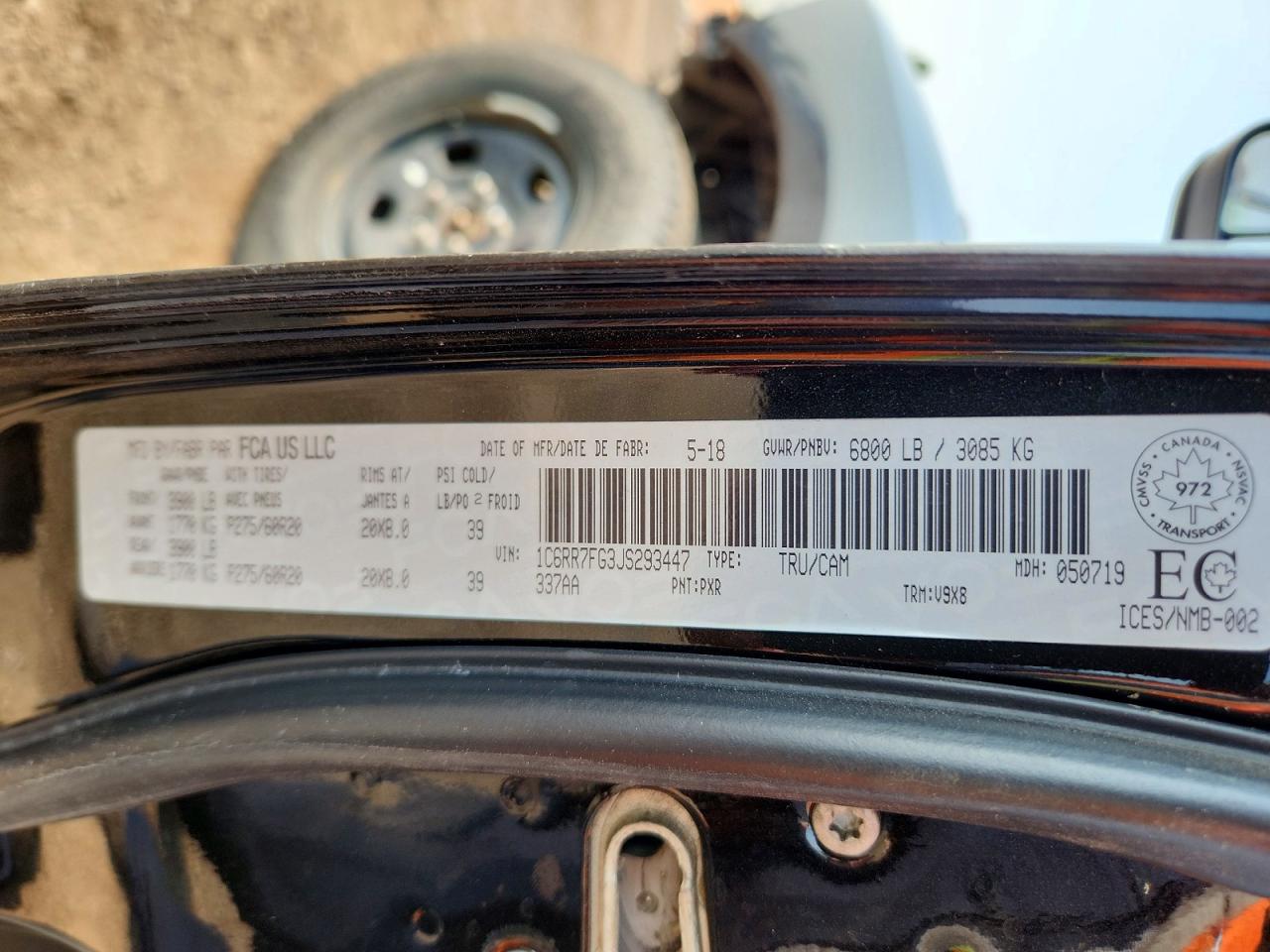 2018 RAM 1500