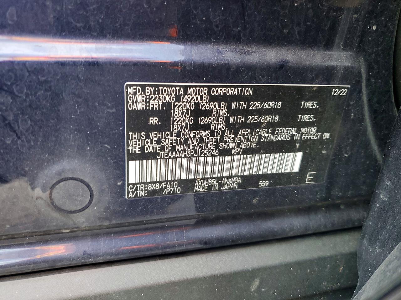 2023 TOYOTA VENZA