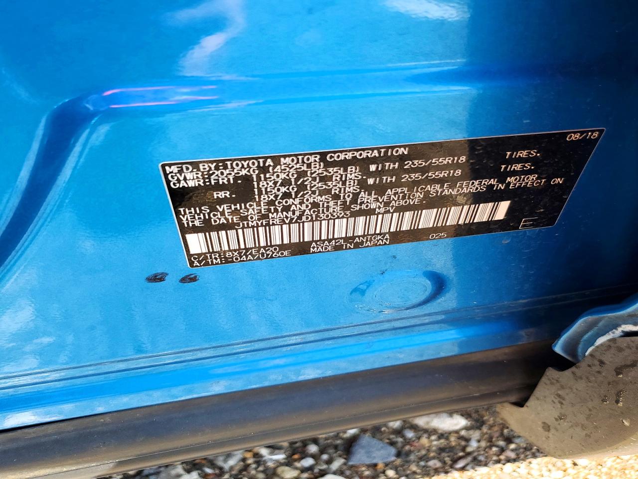 2018 TOYOTA RAV4