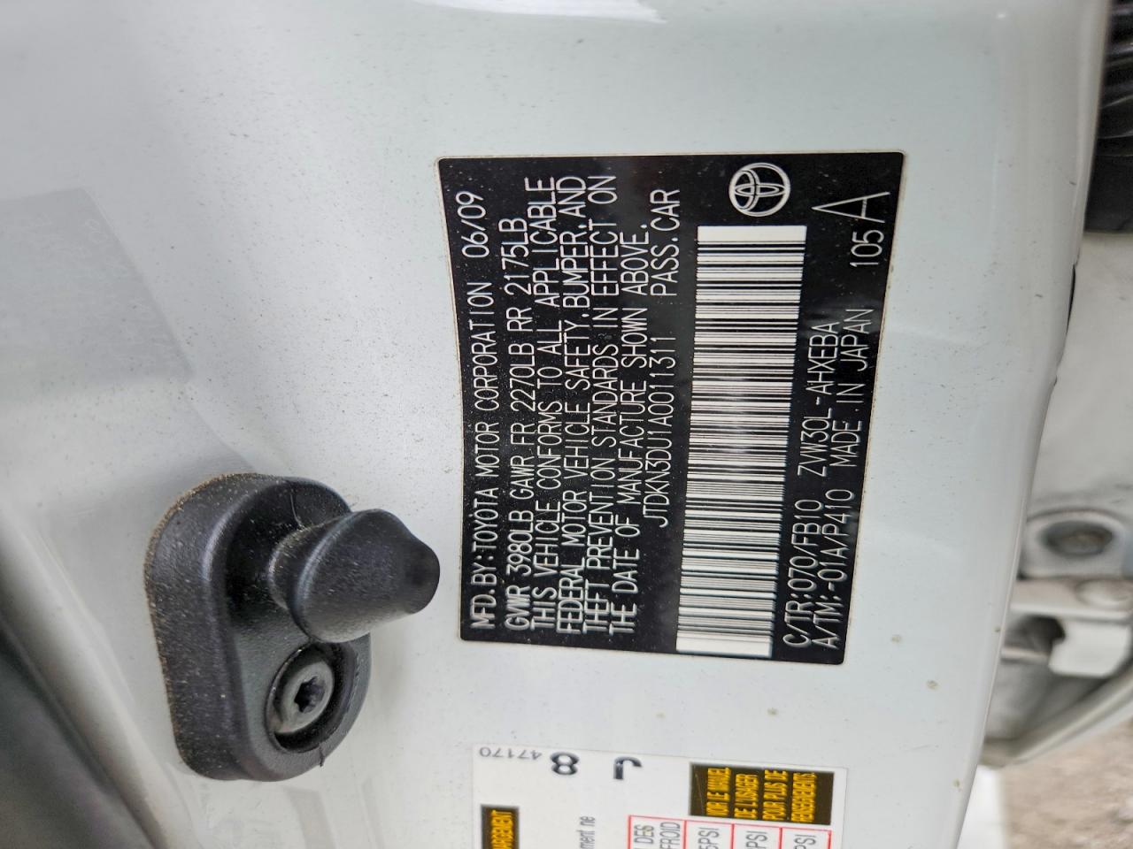 2010 TOYOTA PRIUS