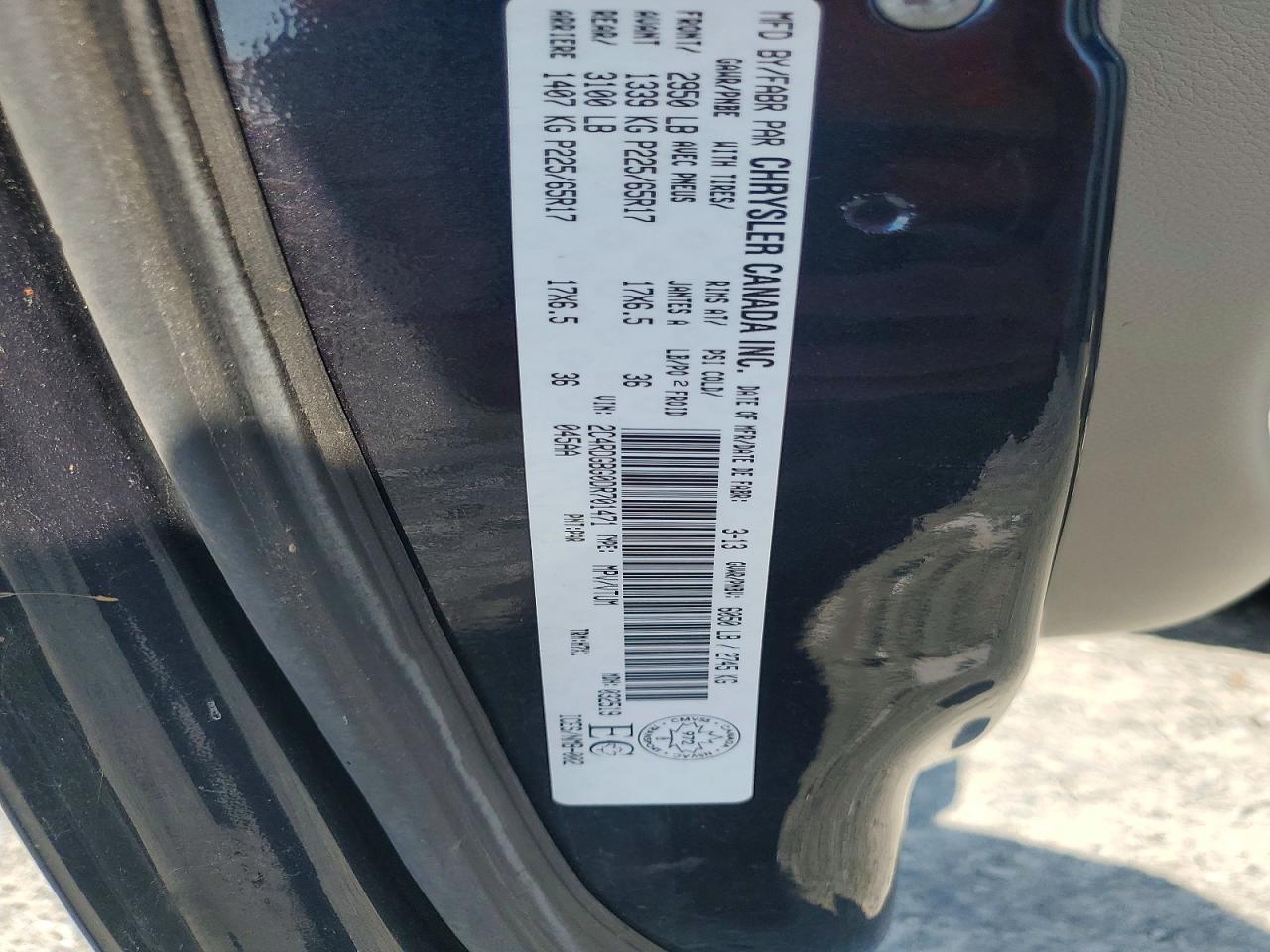 2013 DODGE CARAVAN