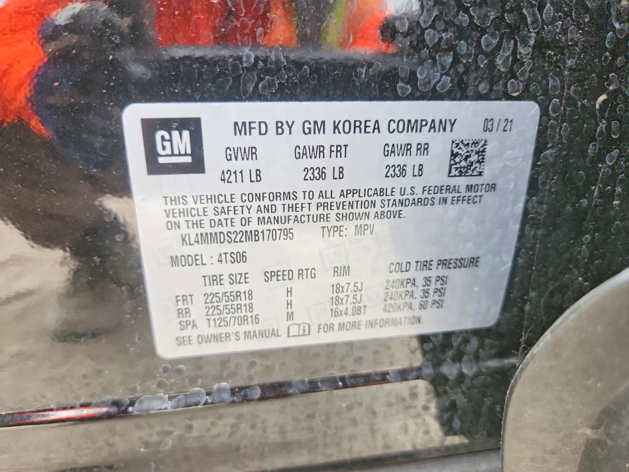 2021 BUICK ENCORE