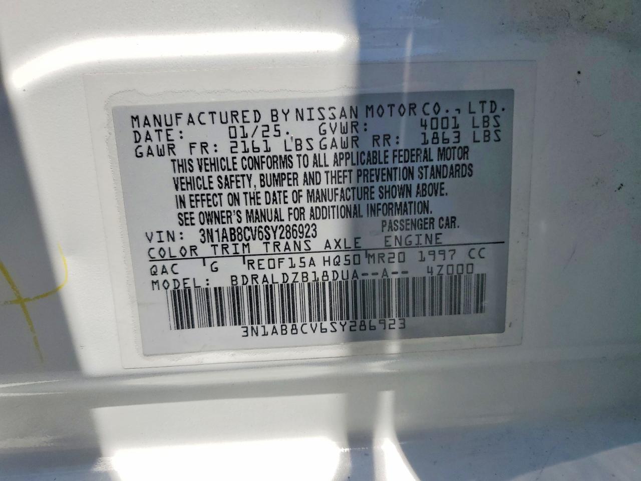 2025 NISSAN SENTRA