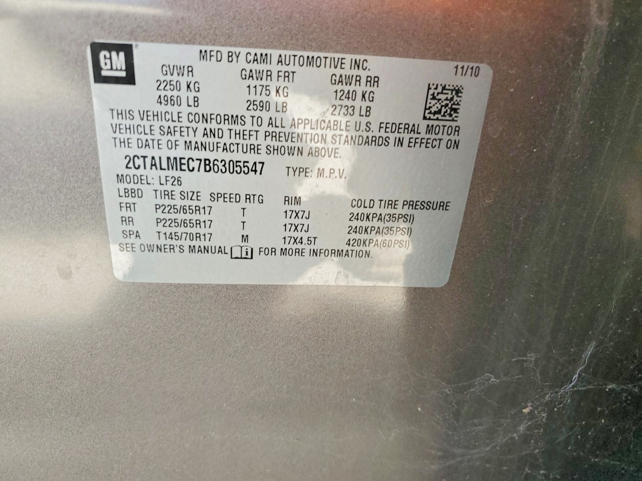 2011 GMC TERRAIN
