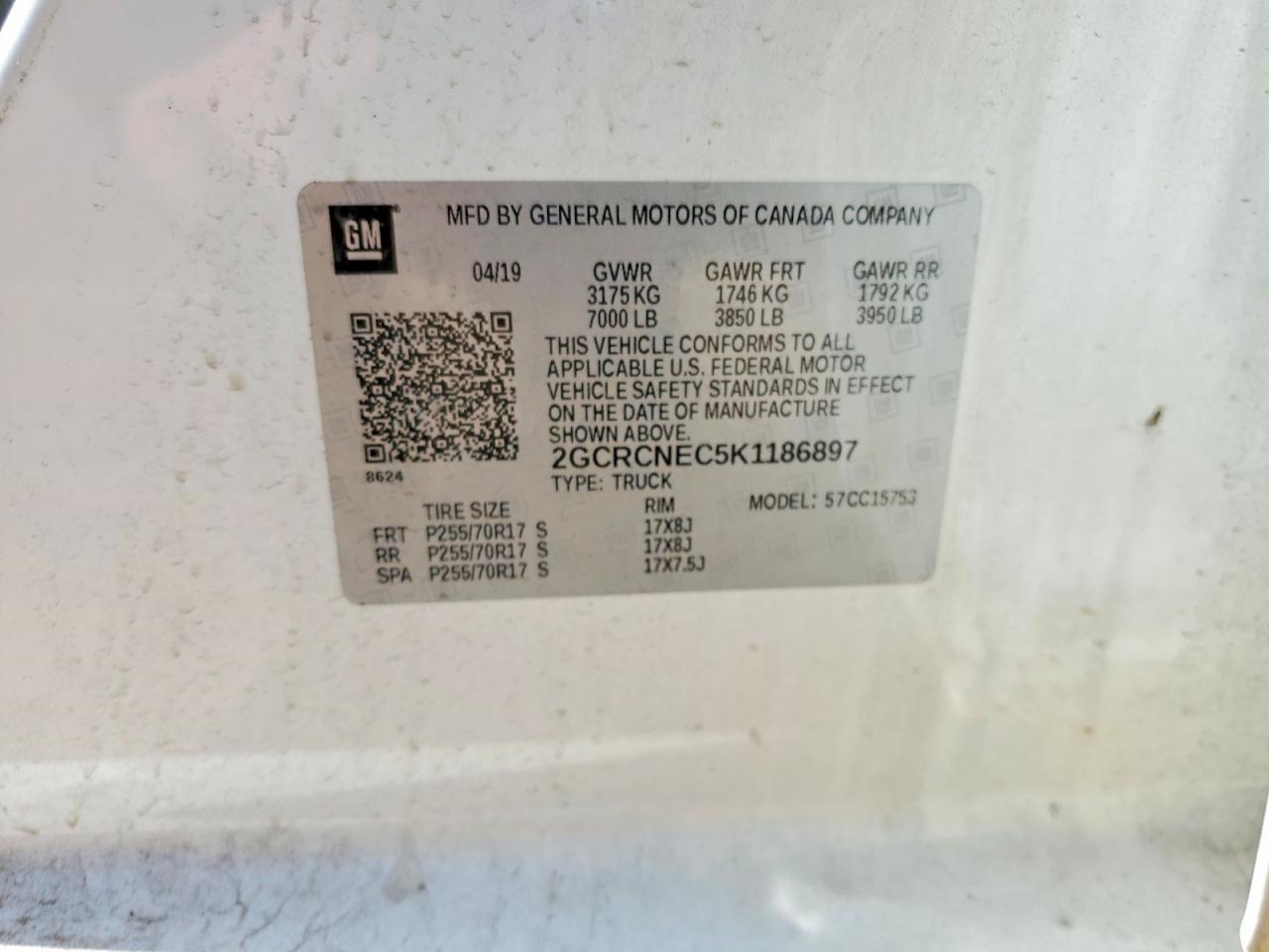 2019 CHEVROLET SILVERADO