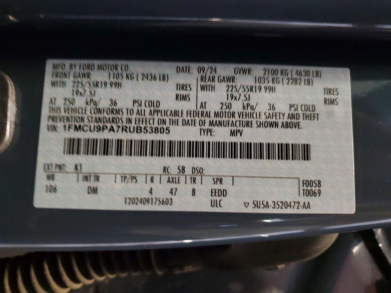 2024 FORD ESCAPE
