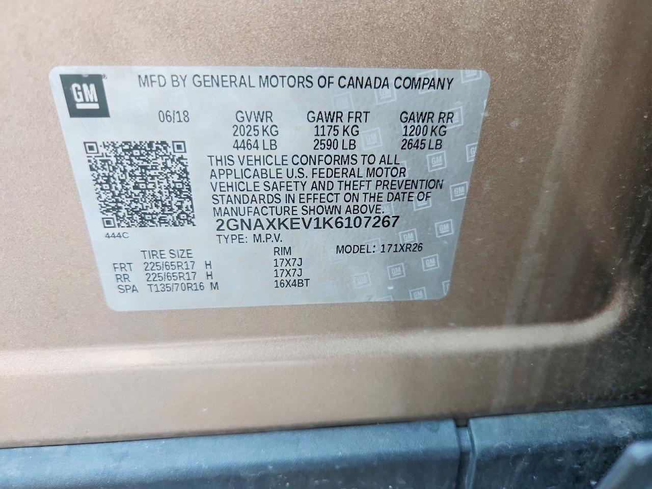 2019 CHEVROLET EQUINOX