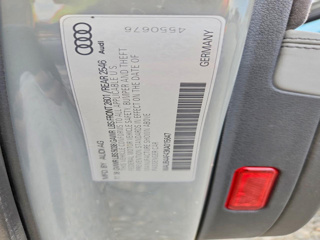 2019 AUDI S4/RS4