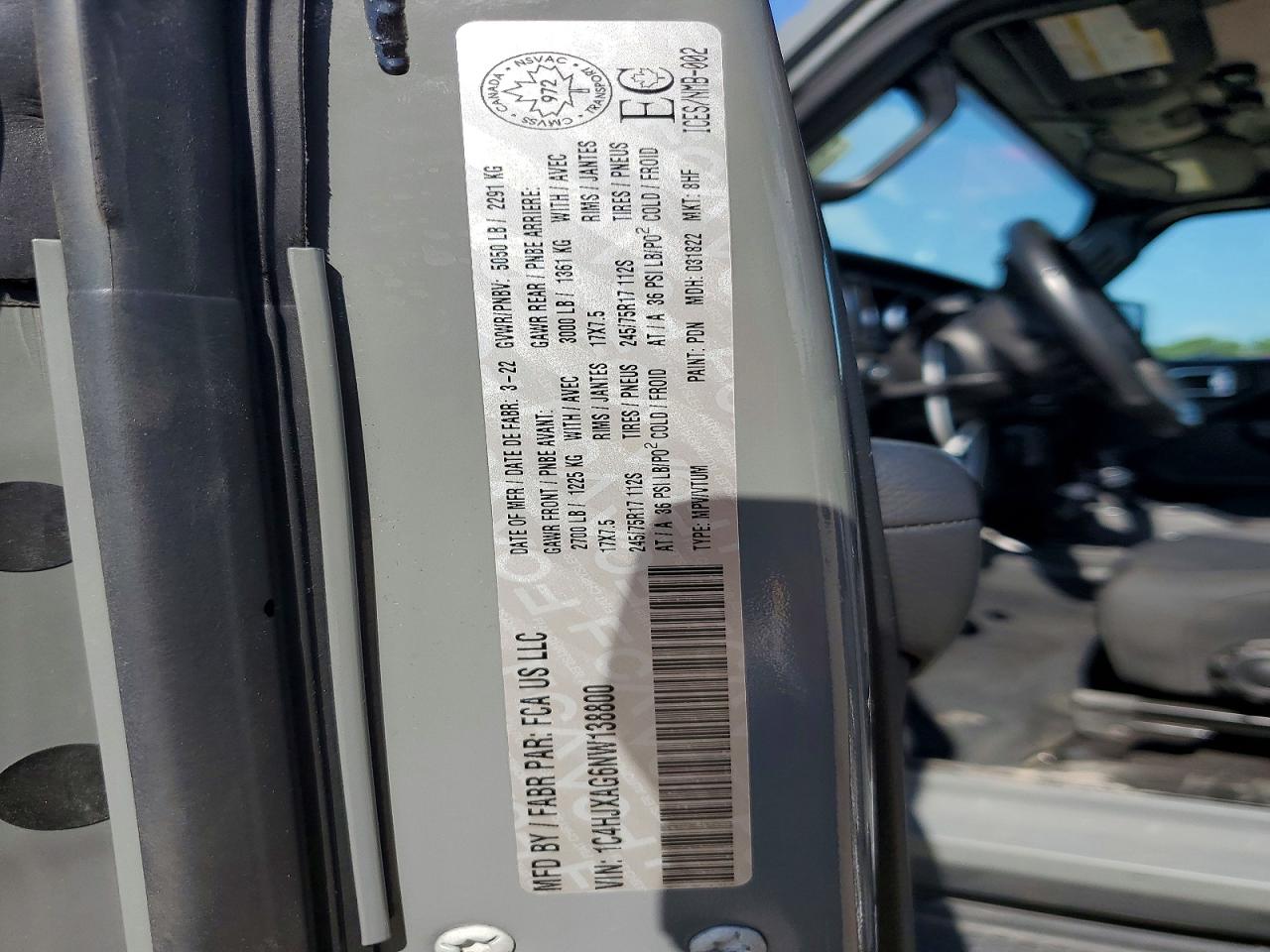 2022 JEEP WRANGLER