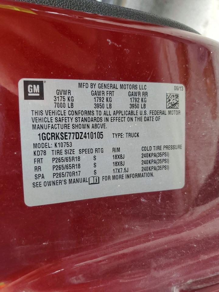 2013 CHEVROLET SILVERADO