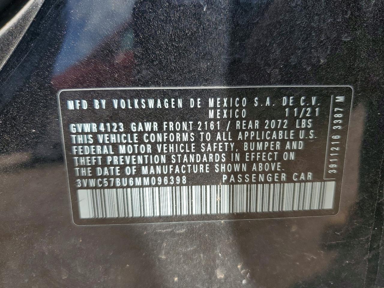 2021 VOLKSWAGEN JETTA