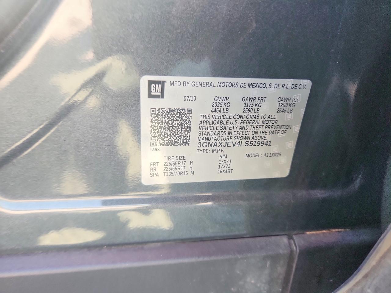 2020 CHEVROLET EQUINOX