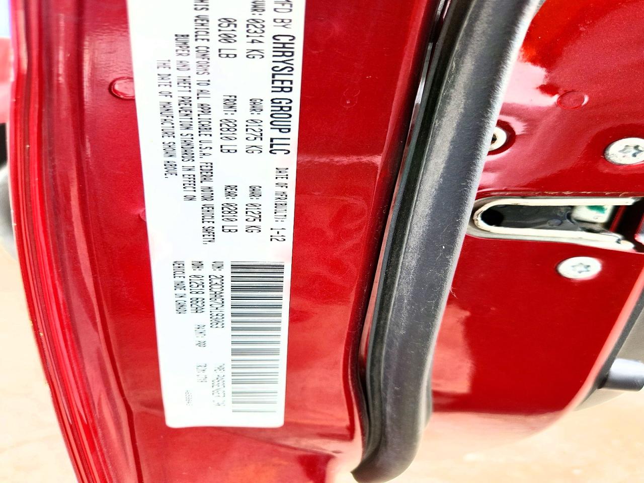 2012 CHRYSLER 300