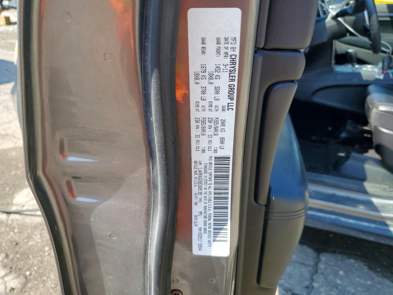 2011 JEEP GRAND CHER