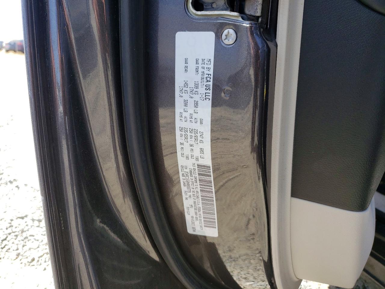 2017 CHRYSLER PACIFICA