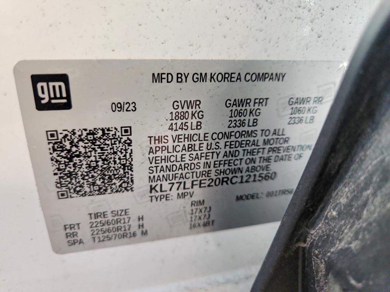 2024 CHEVROLET TRAX