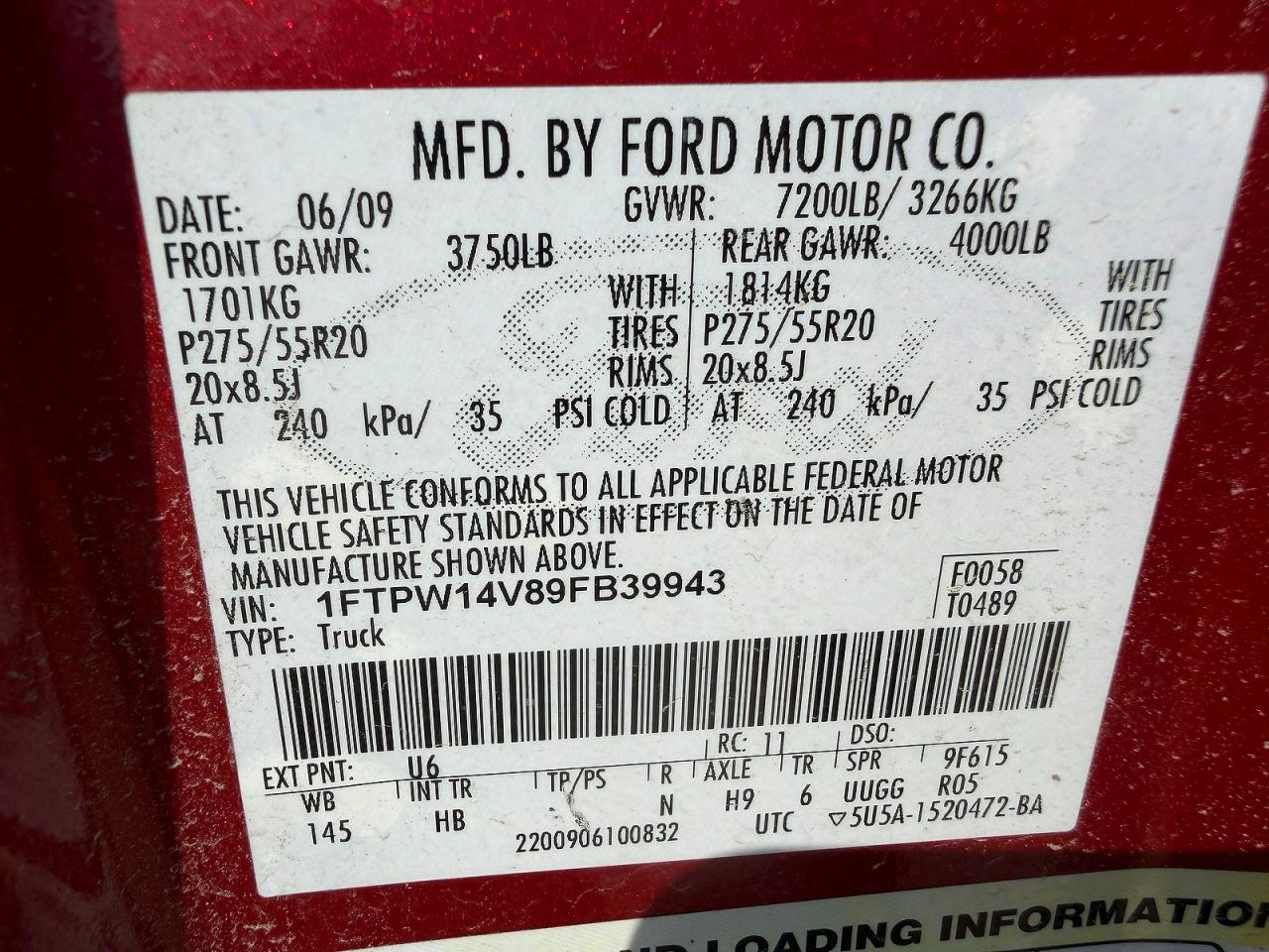2009 FORD F-150