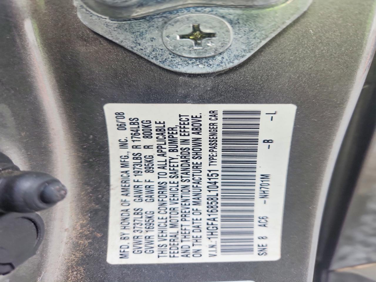 2008 HONDA CIVIC