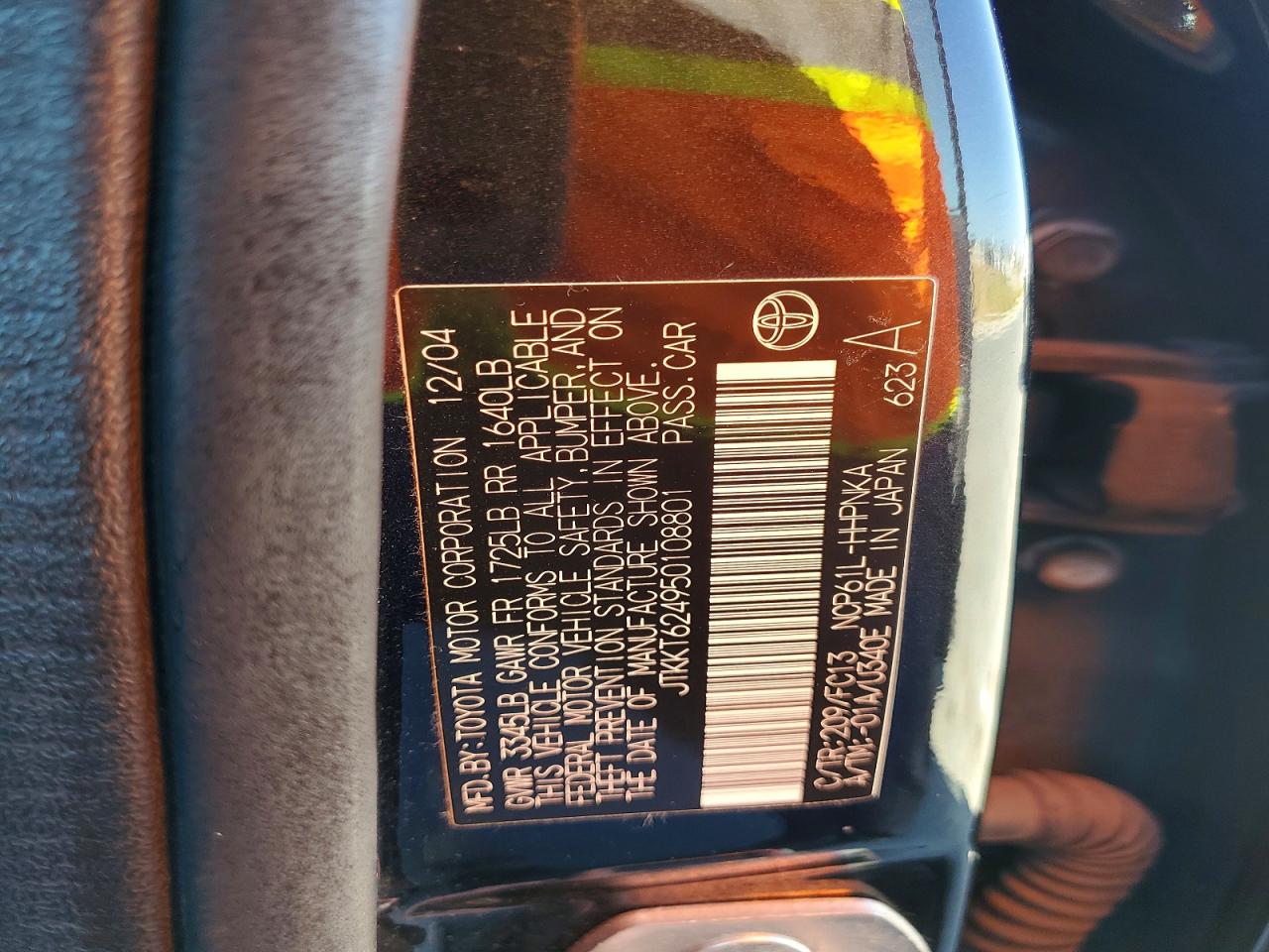 2005 SCION XA