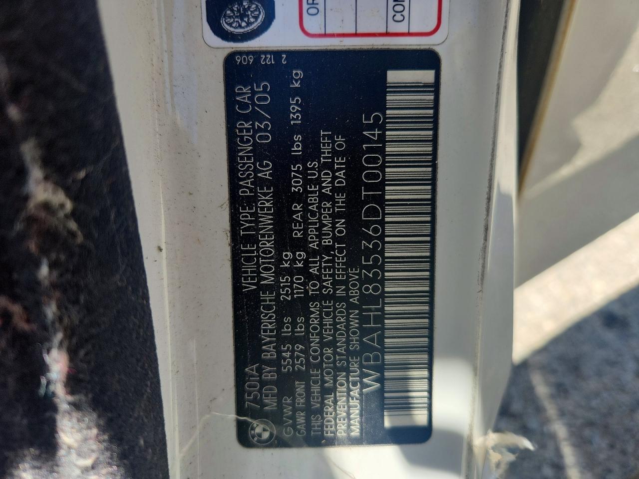 2006 BMW 7 SERIES
