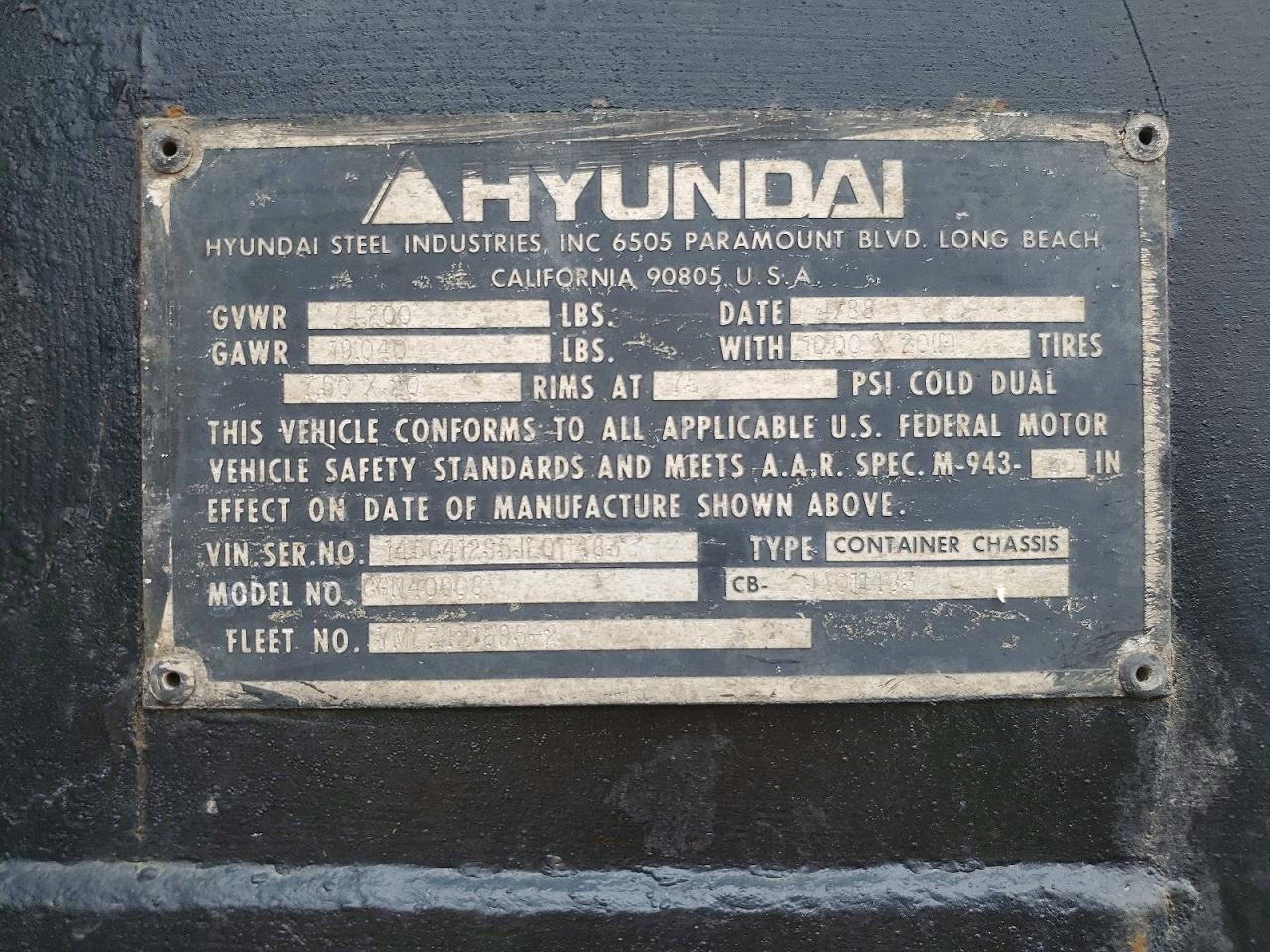 1988 HYTR TRAILER
