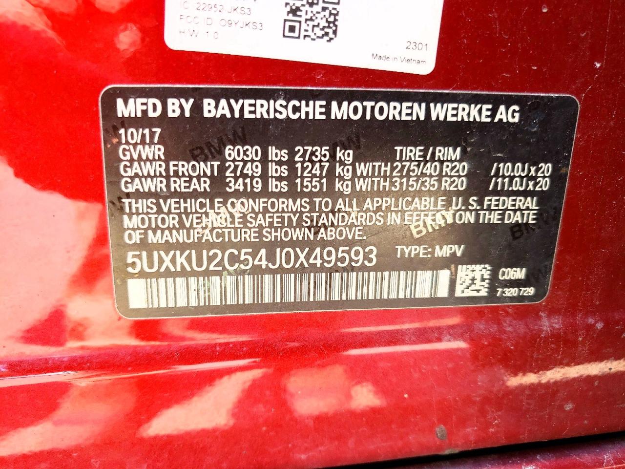 2018 BMW X6