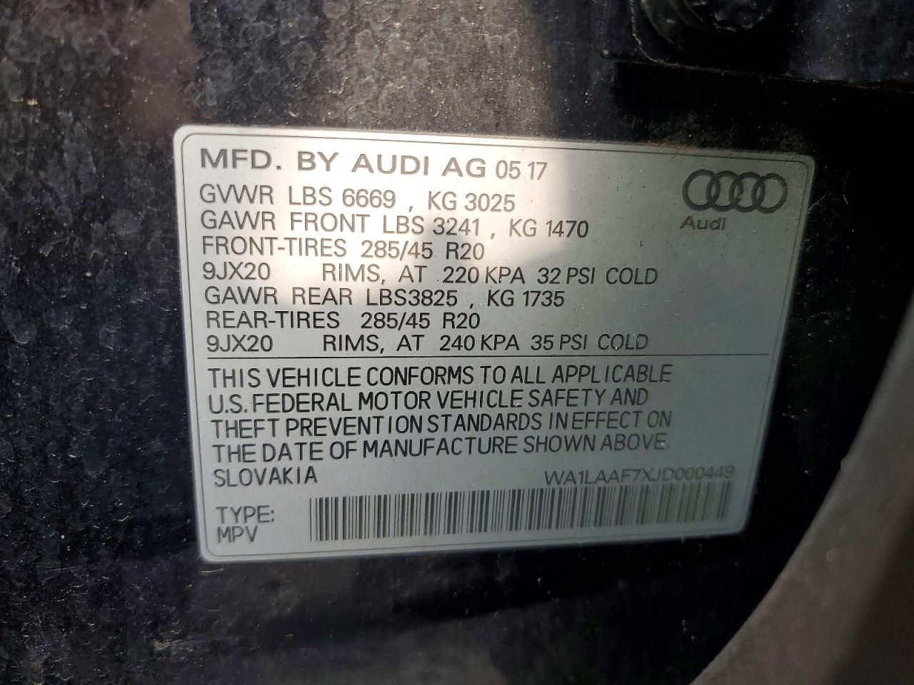 2018 AUDI Q7