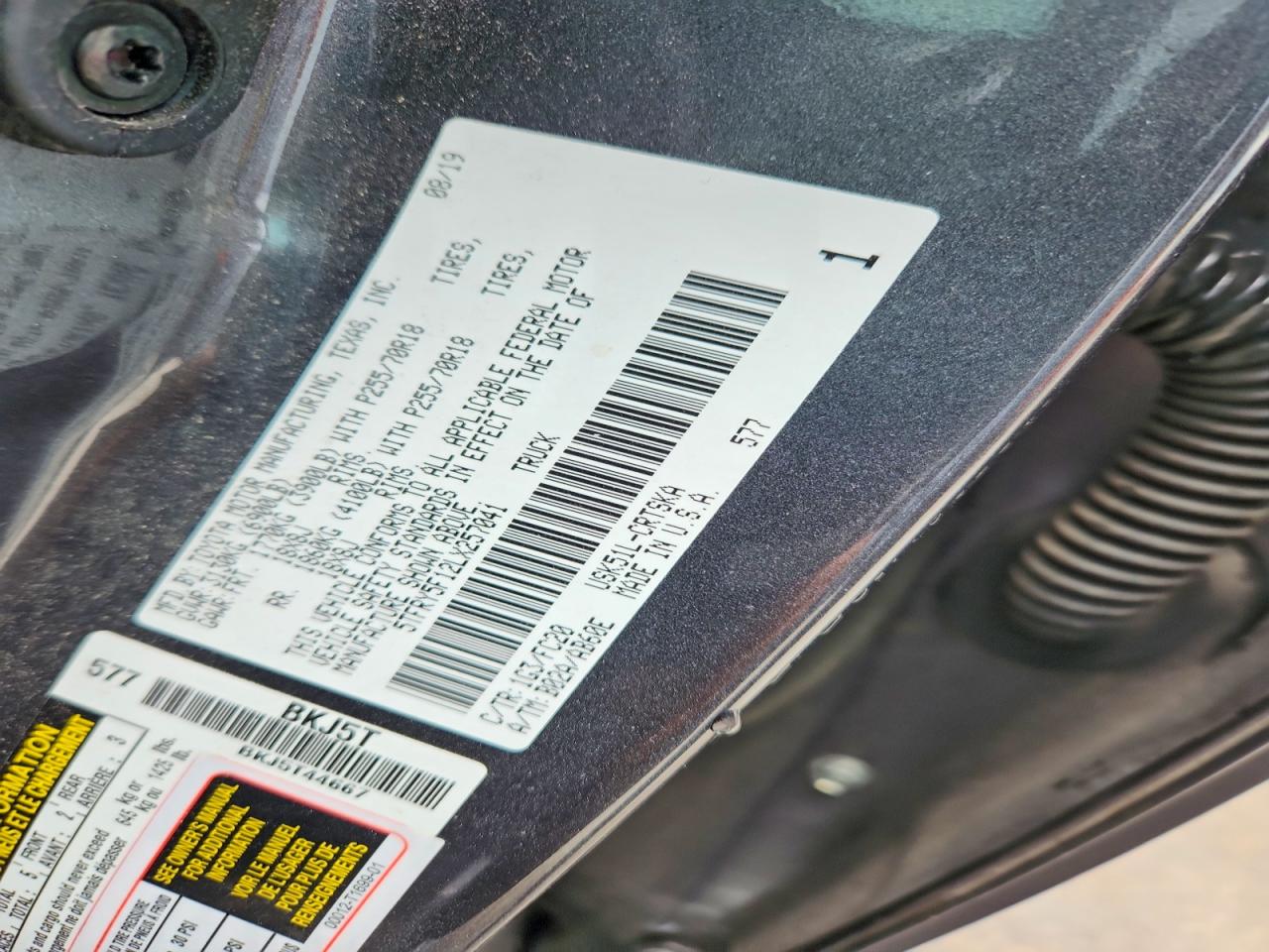 2020 TOYOTA TUNDRA