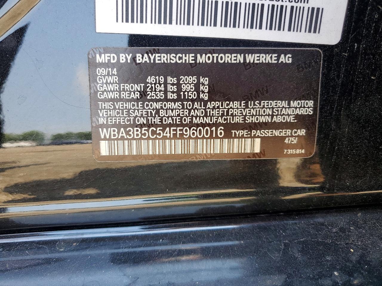 2015 BMW 3 SERIES