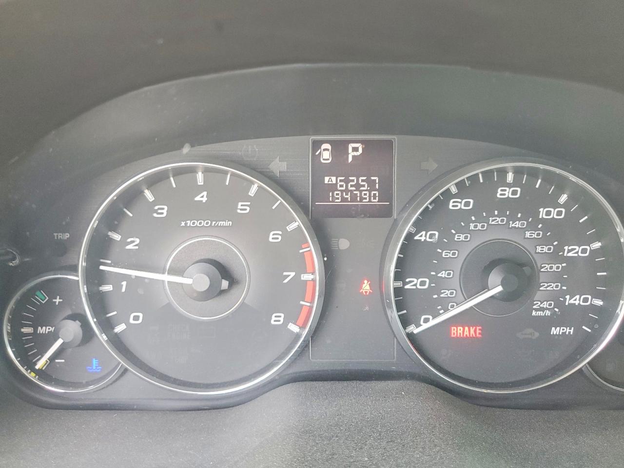 2012 SUBARU LEGACY